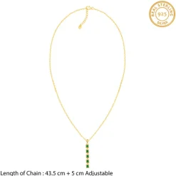 Golden Verdant Elegance Necklace
