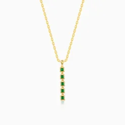 Golden Verdant Elegance Necklace