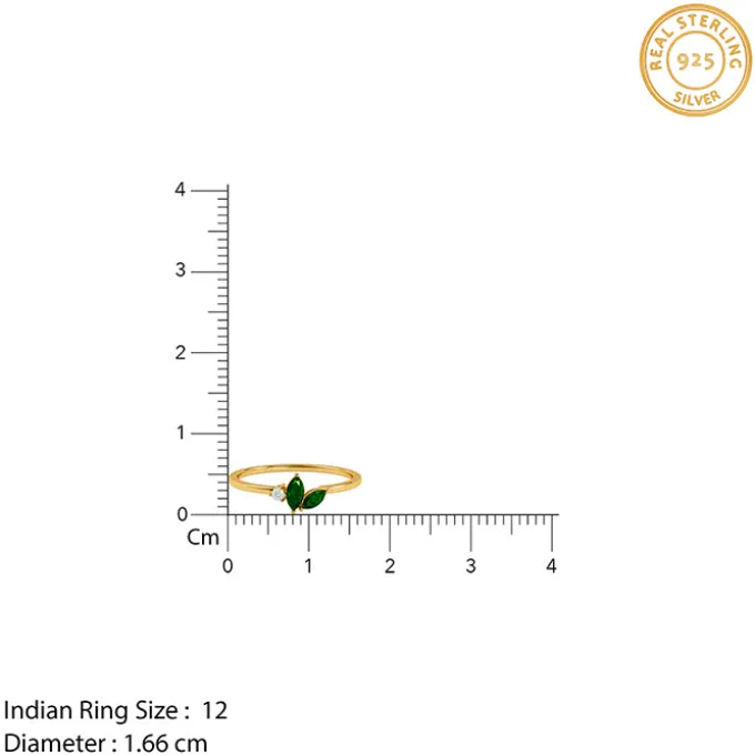 Golden Verdantia Ring (Size 12)