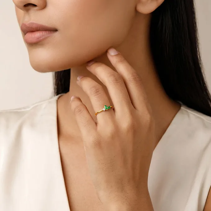 Golden Verdantia Ring (Size 12)