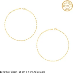 Golden Vintage Beauty Anklet