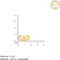 Golden Warrior Prince Ring for Him