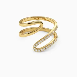 Golden Whirl Glow Ring (Size 13)