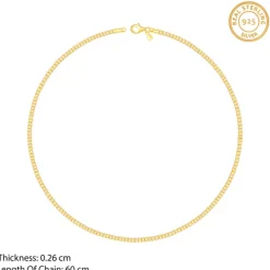 Golden Whispering Weave Chain For Him