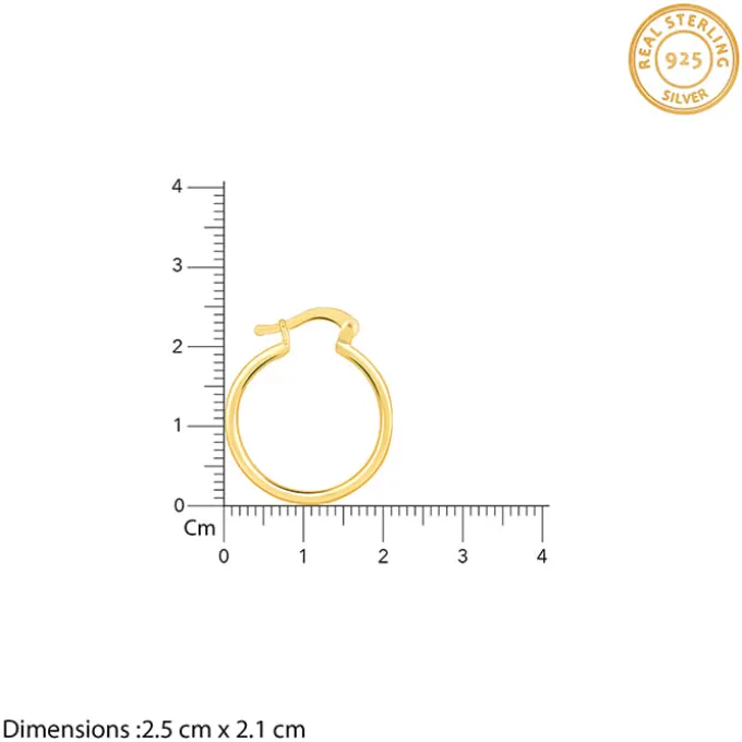 Golden Work Hoop Earrings
