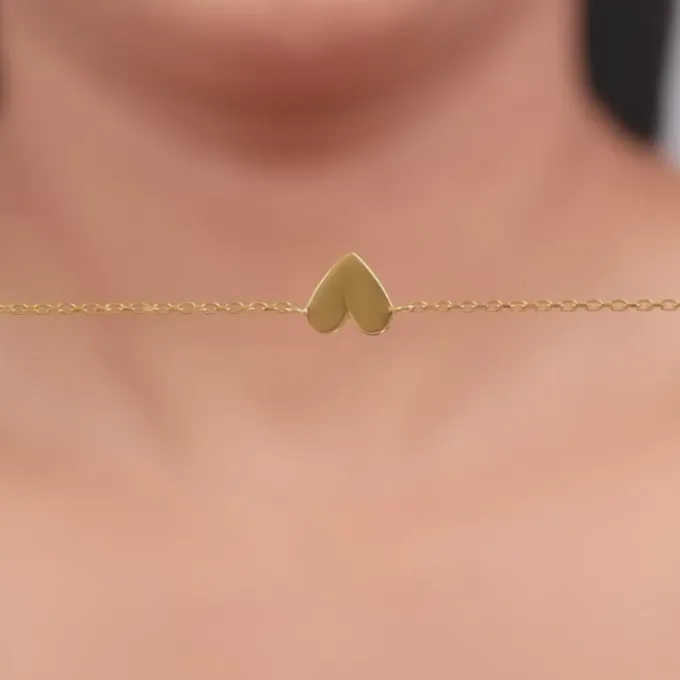 Golden Your Heartbeat Bracelet