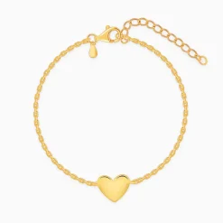 Golden Your Heartbeat Bracelet