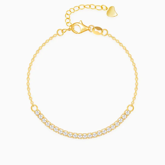 Golden Zircon Joy Tennis Bracelet