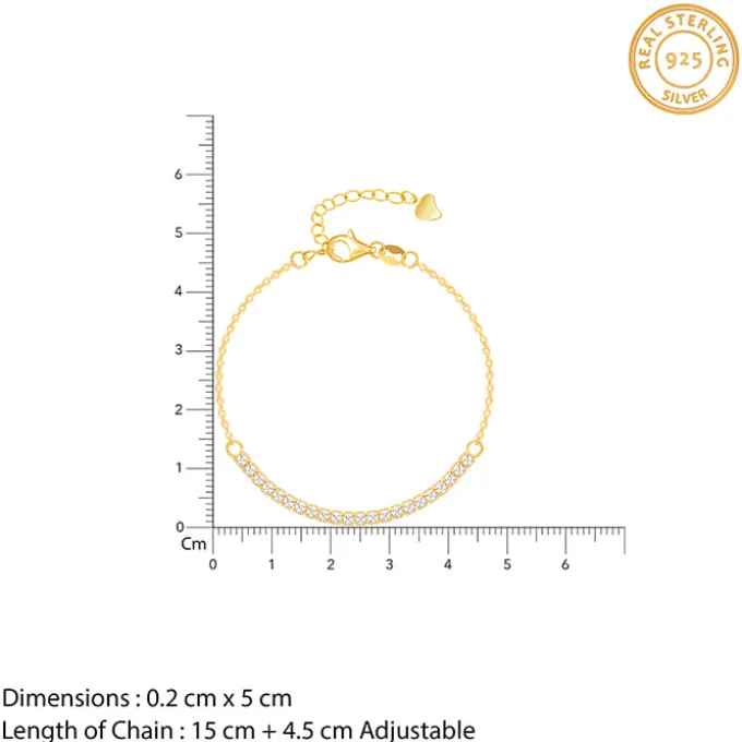 Golden Zircon Joy Tennis Bracelet