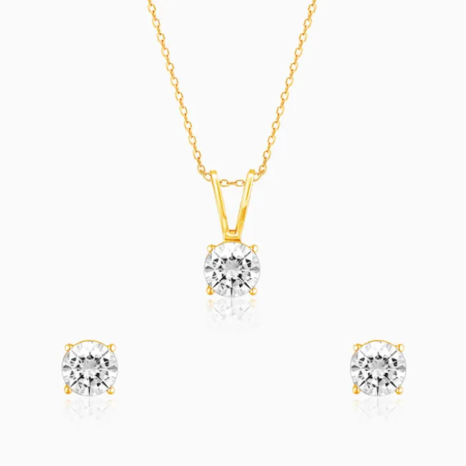 Golden Zircon Set