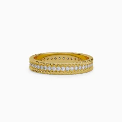 Golden Zircon Sprig Ring (Size 12)