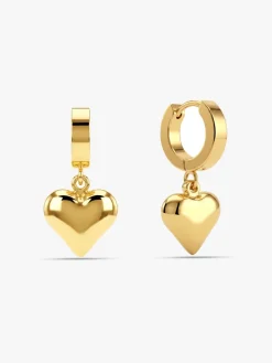 Heart Agenda Gold Plated Earrings