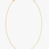 Heart Snap Detail Gold Plated Necklace