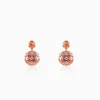 Kriti Sanon Dual Tone Evelia Silver Earrings