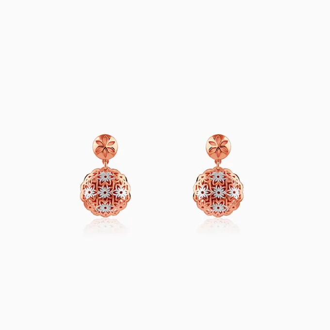 Kriti Sanon Dual Tone Evelia Silver Earrings