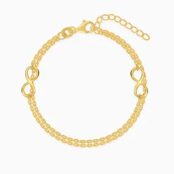Kriti Sanon Golden Boundless Link Bracelet