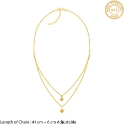 Kriti Sanon Golden Gilded Petal Layered Necklace
