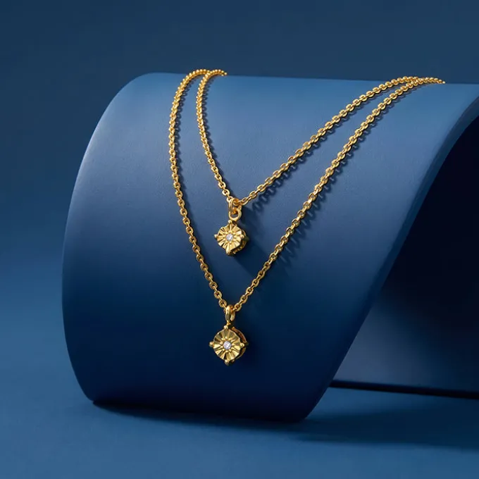 Kriti Sanon Golden Gilded Petal Layered Necklace