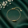 Kriti Sanon Golden Glowing Beads Bracelet