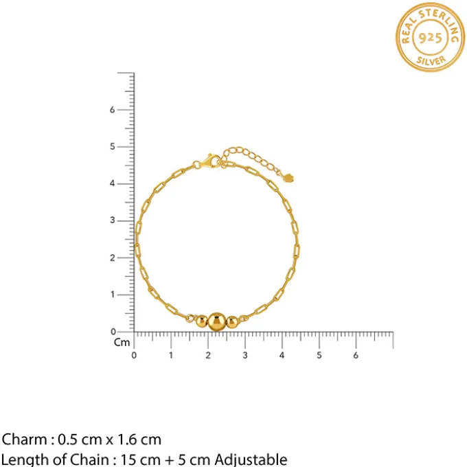 Kriti Sanon Golden Glowing Beads Bracelet