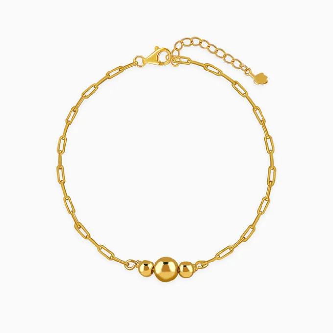 Kriti Sanon Golden Glowing Beads Bracelet