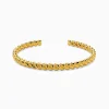 Kriti Sanon Golden Helix Twist Cuff Bracelet