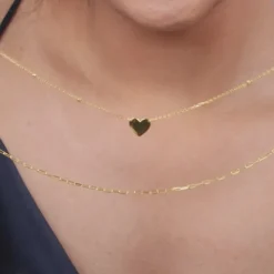 Kriti Sanon Golden Layered Love Necklace