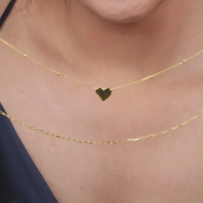Kriti Sanon Golden Layered Love Necklace
