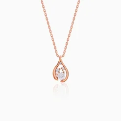 Kriti Sanon Rose Gold All of Me Necklace