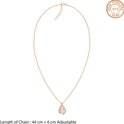 Kriti Sanon Rose Gold All of Me Necklace