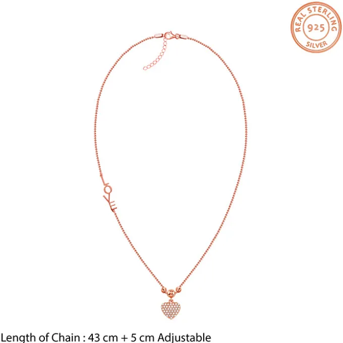 Kriti Sanon Rose Gold Delara Necklace
