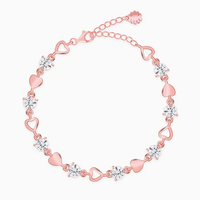 Kriti Sanon Rose Gold Heartlock Bracelet