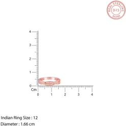 Kriti Sanon Rose Gold Sparkling Spiral Ring