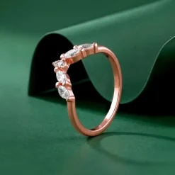 Kriti Sanon Rose Gold Vanki Shine Ring (Size 12)