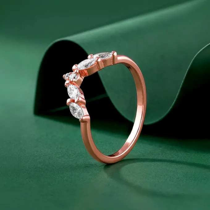 Kriti Sanon Rose Gold Vanki Shine Ring (Size 12)