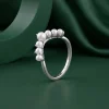 Kriti Sanon Silver Olivia Pearl Ring (Size 12)