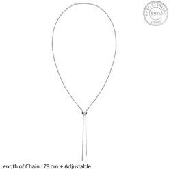 Kriti Sanon Silver Pure Heart Necklace