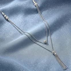 Kriti Sanon Silver Slow Dance Layered Necklace