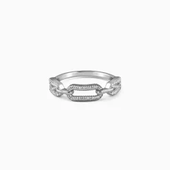 Kriti Sanon Silver Toggle Ring (Size 12)