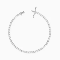 Kriti Sanon Silver Zircon Tennis Bracelet