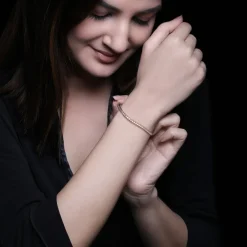 Kriti Sanon Silver Zircon Tennis Bracelet