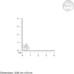 Manali's Shining Swan Studs