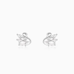 Manali's Shining Swan Studs