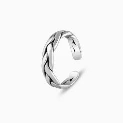 Oxidised Silver Aahana Toe Rings