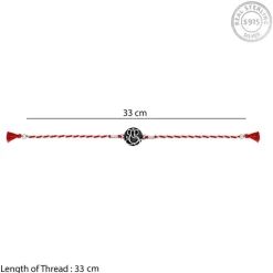 Oxidised Silver Blessings Rakhi
