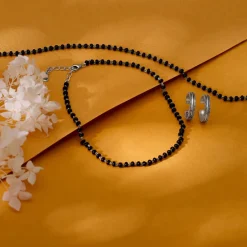 Oxidised Silver Chitrangada Set