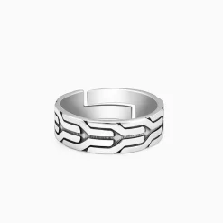 Oxidised Silver Classy Ring For Him