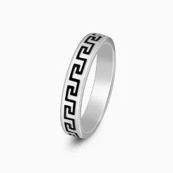 Oxidised Silver Mystique Ring For Him