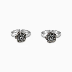 Oxidised Silver Nayra Toe Rings