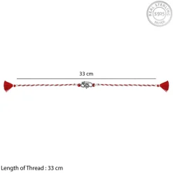 Oxidised Silver Shree Rakhi